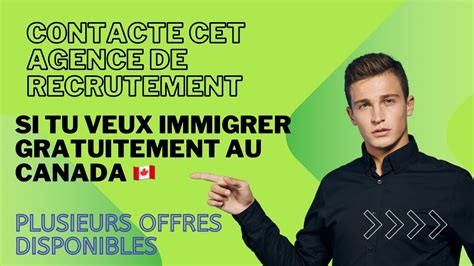 Immigre Au Canada Gratuitement Gr Ce Cet Agence L Gale Canada