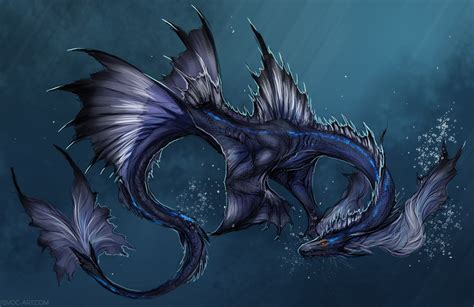 Isvoc's Ramblings - Sea dragon concept sketch for dragons225 :)