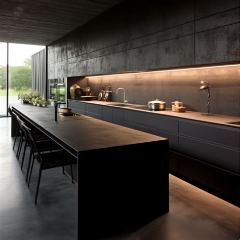 Luxury Black Kitchen Cabinets | Modern Black Kitchen Cabinets