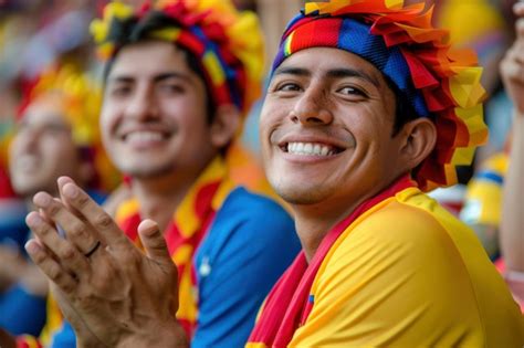 Free Photo | Fans cheering at soccer final between argentina and colombia