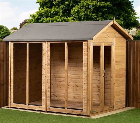 Empire Apex Summerhouse 6x8 Dipped Treated Tongue And Groove Wooden