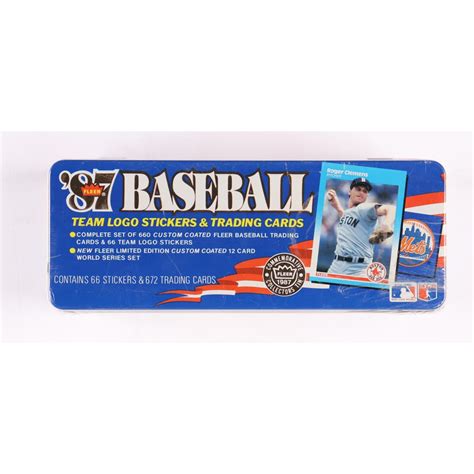 1987 Fleer Glossy Baseball Complete Factory Set Of 672 Cards