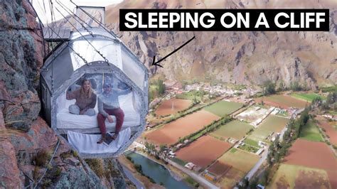 Skylodge Adventure Suites Peru 🇵🇪 Sleeping On The Side Of A Cliff In A