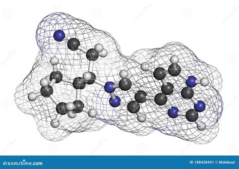 Ruxolitinib Myelofibrosis Cancer Drug Molecule Janus Kinase Inhibitor