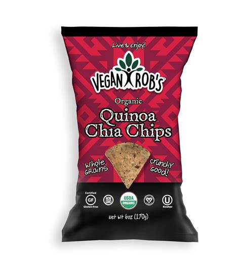 Buy Vegan Rob S Tortillas Organic Quinoa Chia Chips Deja Vegan