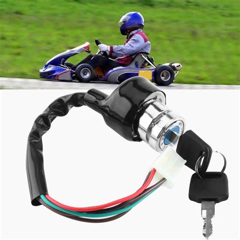 Universal 6 Wire Ignition Switch 3 Position 2 Keys Motorcycle Kart Pit Quad Bike Motorcycle ...