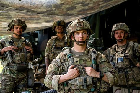 DVIDS Images Field Artillery Crews Set Up Positions At Saber