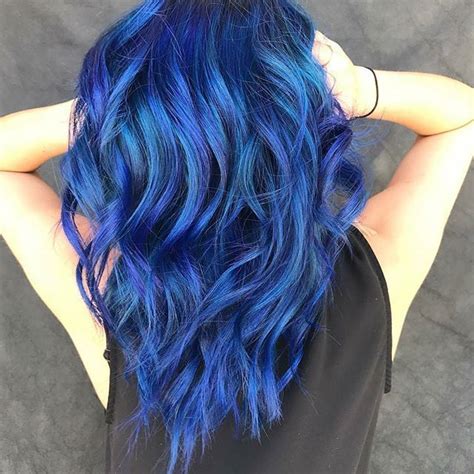 Pin by Sporuti Vif on Hair | Electric blue hair, Hair styles, Boring hair