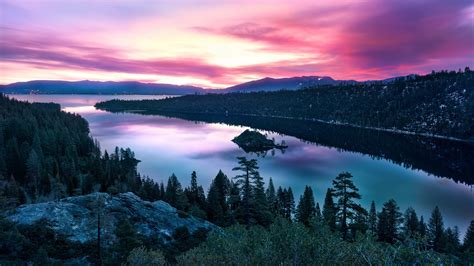 Fannette Island (Emerald Bay State Park) wallpaper - backiee