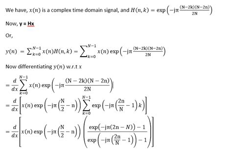 Differentiation and Summation