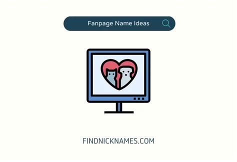 Fanpage Name Generator Find Nicknames