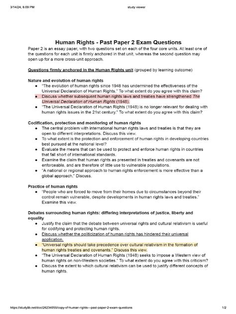 Past Paper 2 Questions Global Politics Ib Pdf