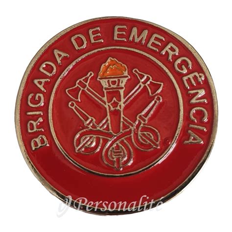 Boton Brigada de emergência de 30mm Boton Brigadista