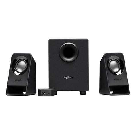 Caixa De Som Multimidia Logitech Z211 Subwoofer 2 1 Usb Mdf 7w Rms