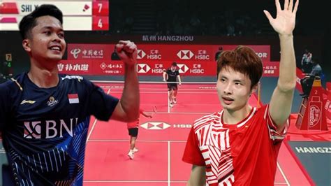 Kalahkan Wakil CHINA Antony Ginting INA Vs Shi Yu Qi CNA BWF