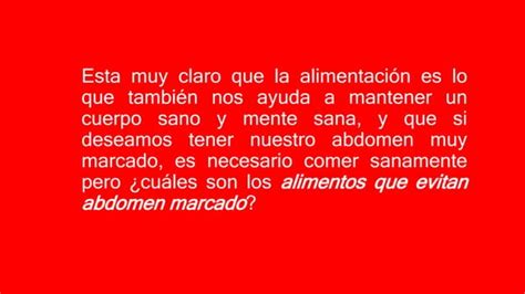 Alimentos que debes de evitar si quieres marcar tu abdomen rápidamente