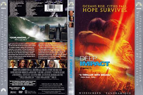 Jaquette Dvd De Deep Impact Limpact Canadienne Cinéma Passion