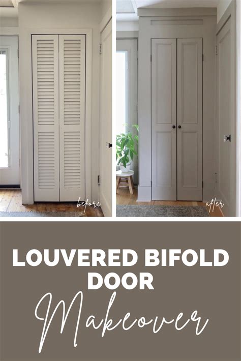 Closet Door Makeover: From Louvered to Paneled - Made by Carli