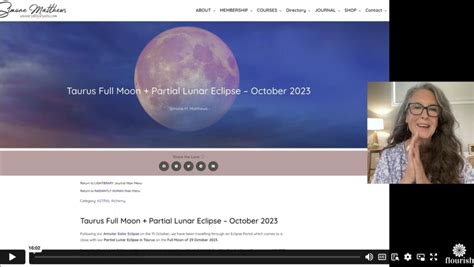 Taurus Full Moon Partial Lunar Eclipse October 2023