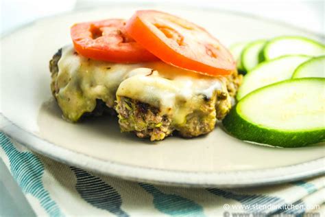 Zucchini Beef Burgers Slender Kitchen