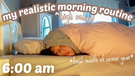 My Realistic High School Morning Routine Senior Edition Youtube