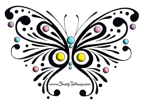 Tribal Butterfly Drawings - ClipArt Best