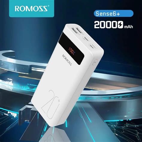 Buy ROMOSS Sense6PS Power Bank 20000mAh USB Type C PD Fast Charging