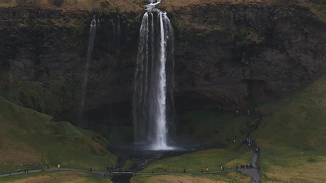 Seljalandsfoss One Of The Most Beautiful And Original Waterfall In