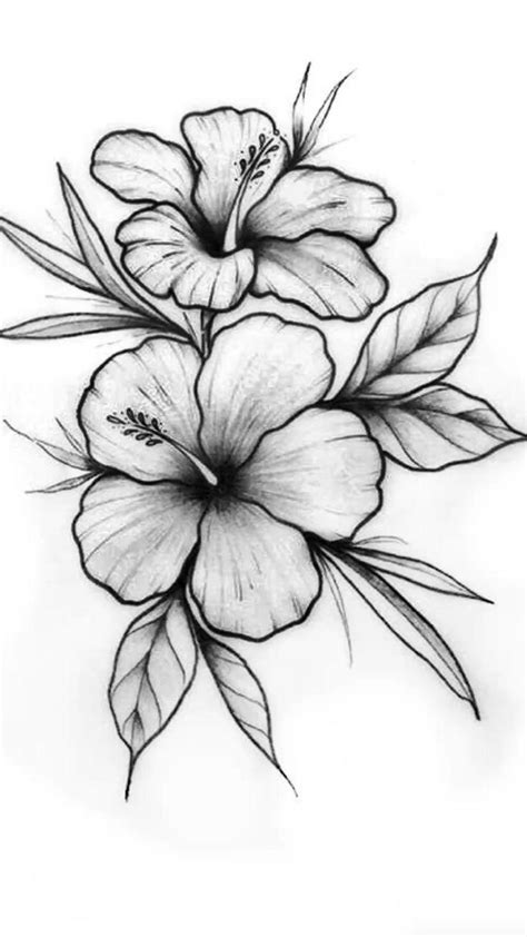 Flower tattoo | Flower tattoo, Flower tattoo designs, Flower drawing