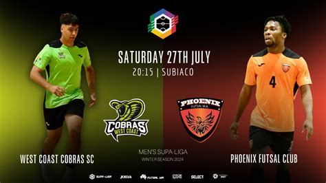 Play Off 6 MSL West Coast Cobras SC Vs Phoenix Futsal WA YouTube