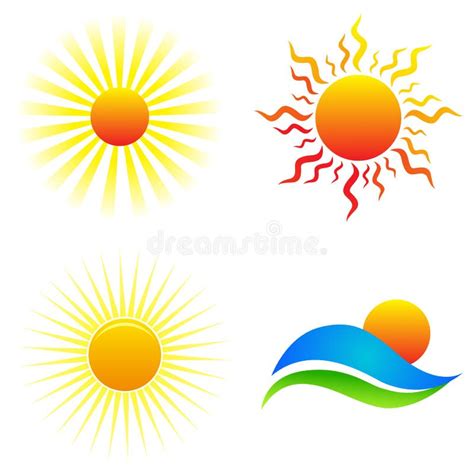 Sun E Icono Plano De La Luna Vector El Logotipo Para El Dise O Web El