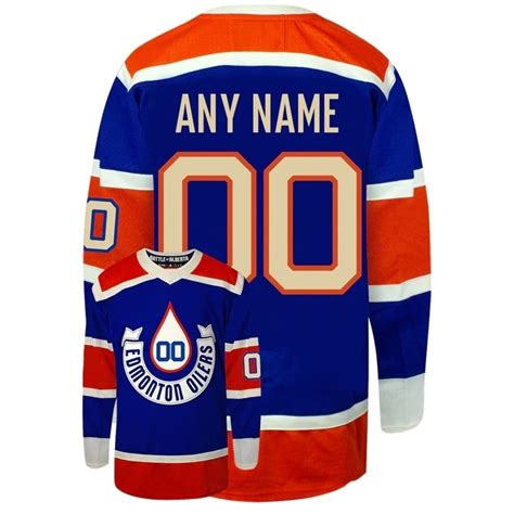 Heritage Classic Primegreen Hockey Jersey Customize Oilers