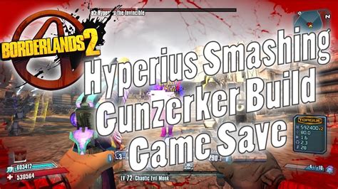 Borderlands Op Hyperius Smashing Gunzerker Game Save Youtube