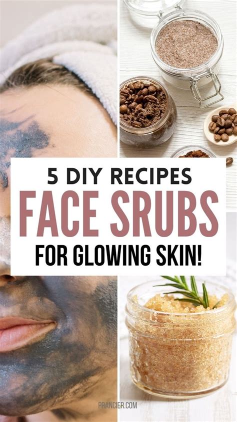 The Best DIY Face Scrub Recipes | PRANCIER | Diy face scrub, Homemade ...