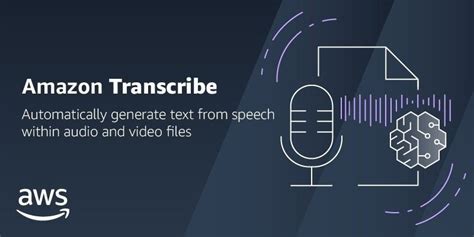 Fsi Service Spotlight Featuring Amazon Transcribe Aws For Industries