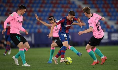 Levante 3 3 Barcelona 5 Talking Points As Blaugrana Lose Ground In