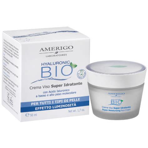 Acido Ialuronico Crema Viso Super Idratante Bio