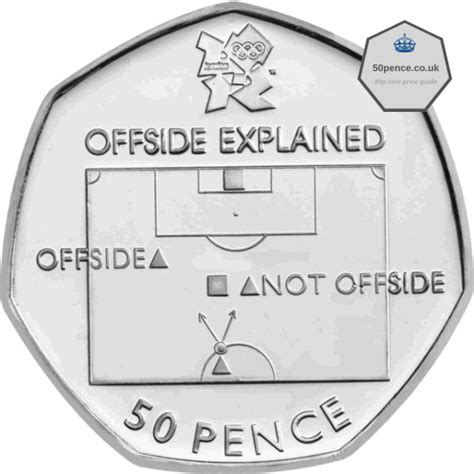 Football 50p coin London 2012 Olympic Games - What's it worth?