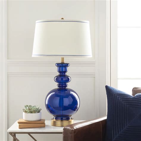 Ivette Royal Blue Table Lamp Blue Table Lamp Lamp Table Lamp