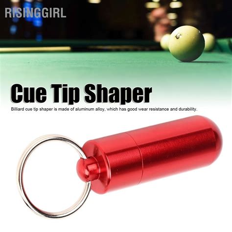 Risinggirl Snooker Pool Cue Tip Shaper Billiards Stick Tool Pick With