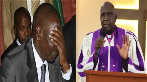 SEE HOW ANGRY ELGEYO MARAKWET5 BISHOP LECTURED PRESIDENT RUTO FACE TO