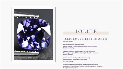 Iolite Gemstone History Meaning And Properties