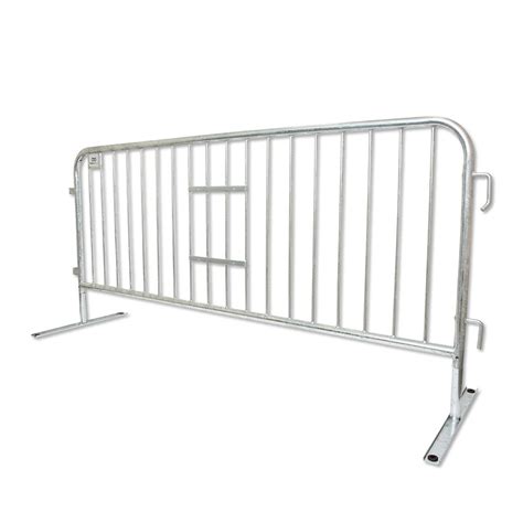 Metal Barrier Direct Barricade 8ft Wflat Feet Base