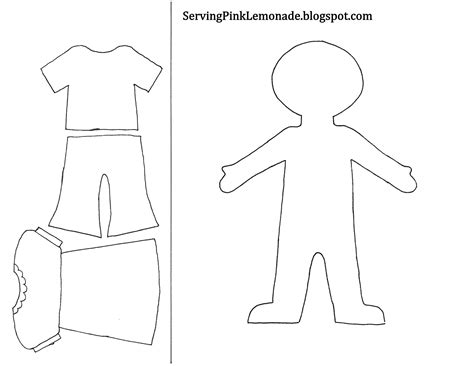 Шаблон Человека Для Вырезания Из Бумаги - 64 фото