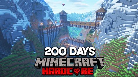 I Survived 200 Days Hardcore Minecraft In The 1 18 MOUNTAINS And This