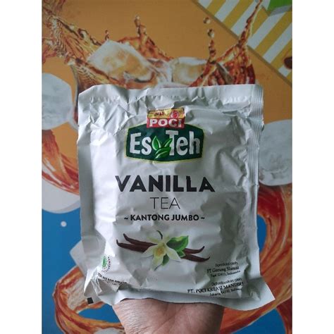 Jual Teh Poci Kantong Jumbo Varian Vanilla Bungkus Isi Kantong