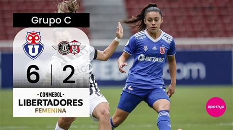 Resumen Universidad De Chile 6 2 Sportivo Limpeño Copa Libertadores Femenina 2022 Youtube