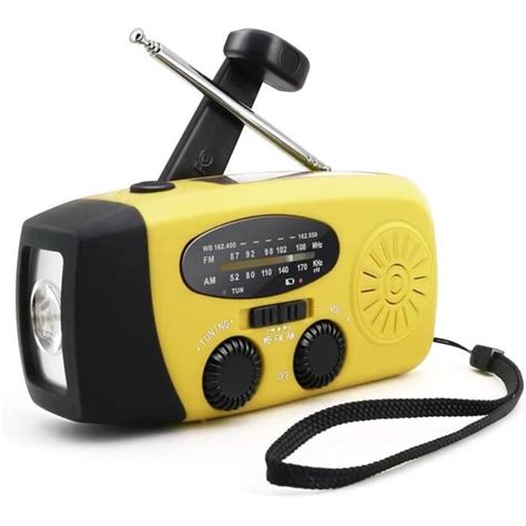 Radio D Urgence Radio Solaire Radio Manivelle Radio D Urgence De