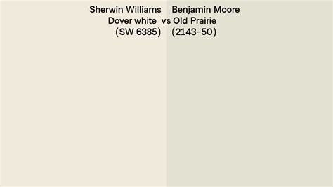 Sherwin Williams Dover White Sw Vs Benjamin Moore Old Prairie