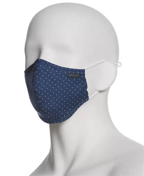 Perry Ellis Unisex Reusable Rounded Woven Fabric 3pk Face Masks